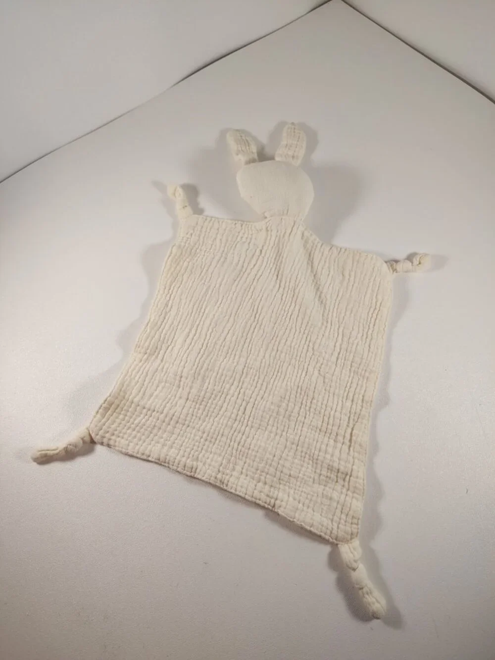 Anko CREAM Muslin Bunny Rabbit Comforter Plush Baby Cuddle Toy Sleep Play Lovey